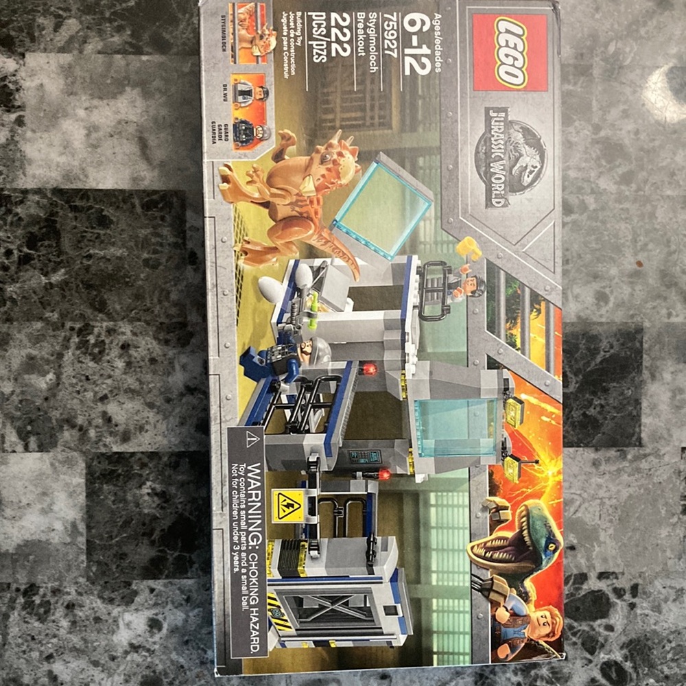 Jurassic world lego set. Stygimoloch Breakout set